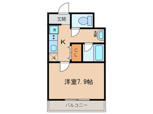 フロンティアＵの物件間取画像